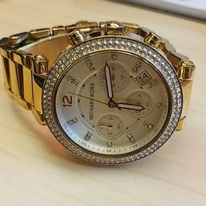 Michael kors ladies watch yellow gold
